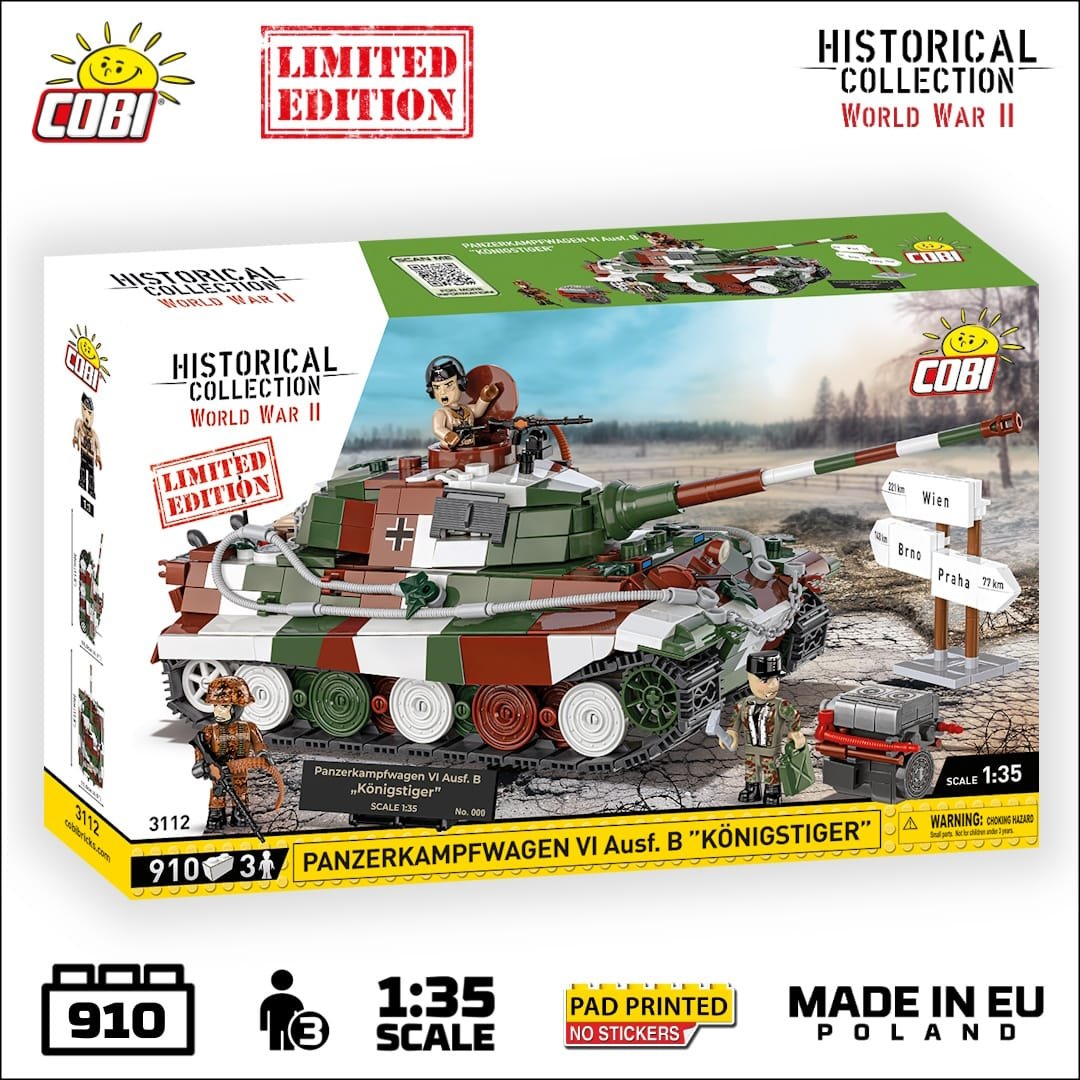 Cobi Panzerkampfwagen Vi Ausf. B Königstiger - Edycja Limitowana