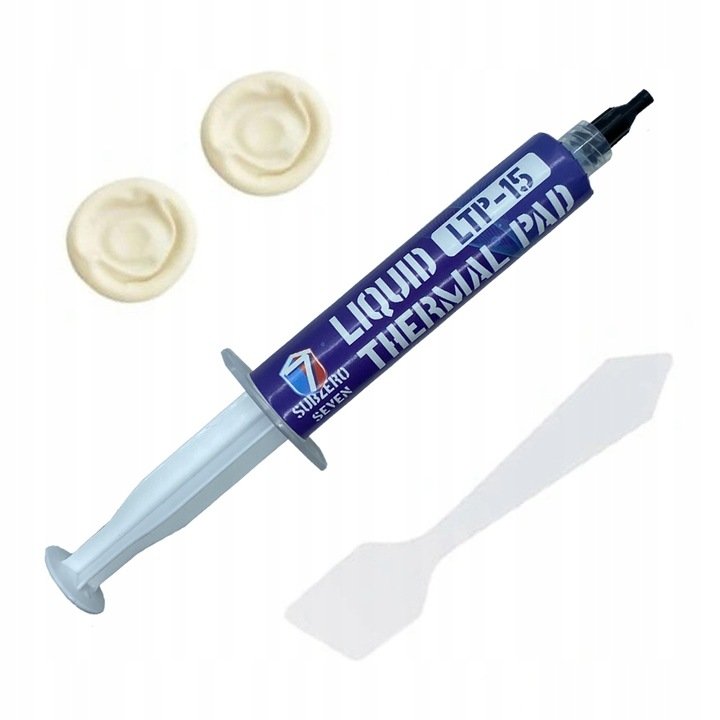 Płynny termopad 20g SUBZERO SEVEN LTP-15 15.8 W/mk podkładka termicznaPłynny termopad 20g SUBZERO SEVEN LTP-15 15.8 W/mk podkładka termiczna Płynny ..
