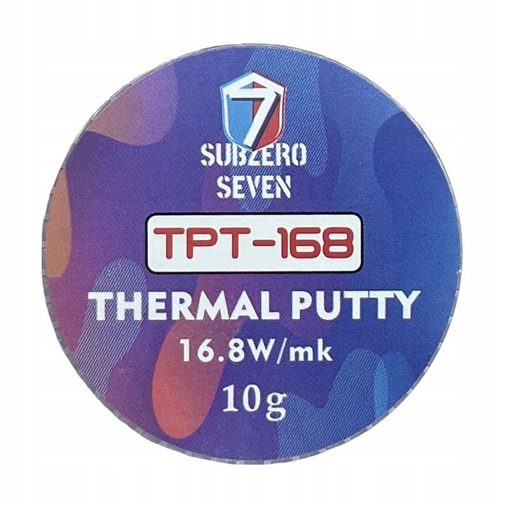 Płynny termopad 10g SUBZERO SEVEN TPT-168 16.8 W/mk podkładka termiczna GPUPłynny termopad 10g SUBZERO SEVEN TPT-168 16.8 W/mk podkładka termiczna G..