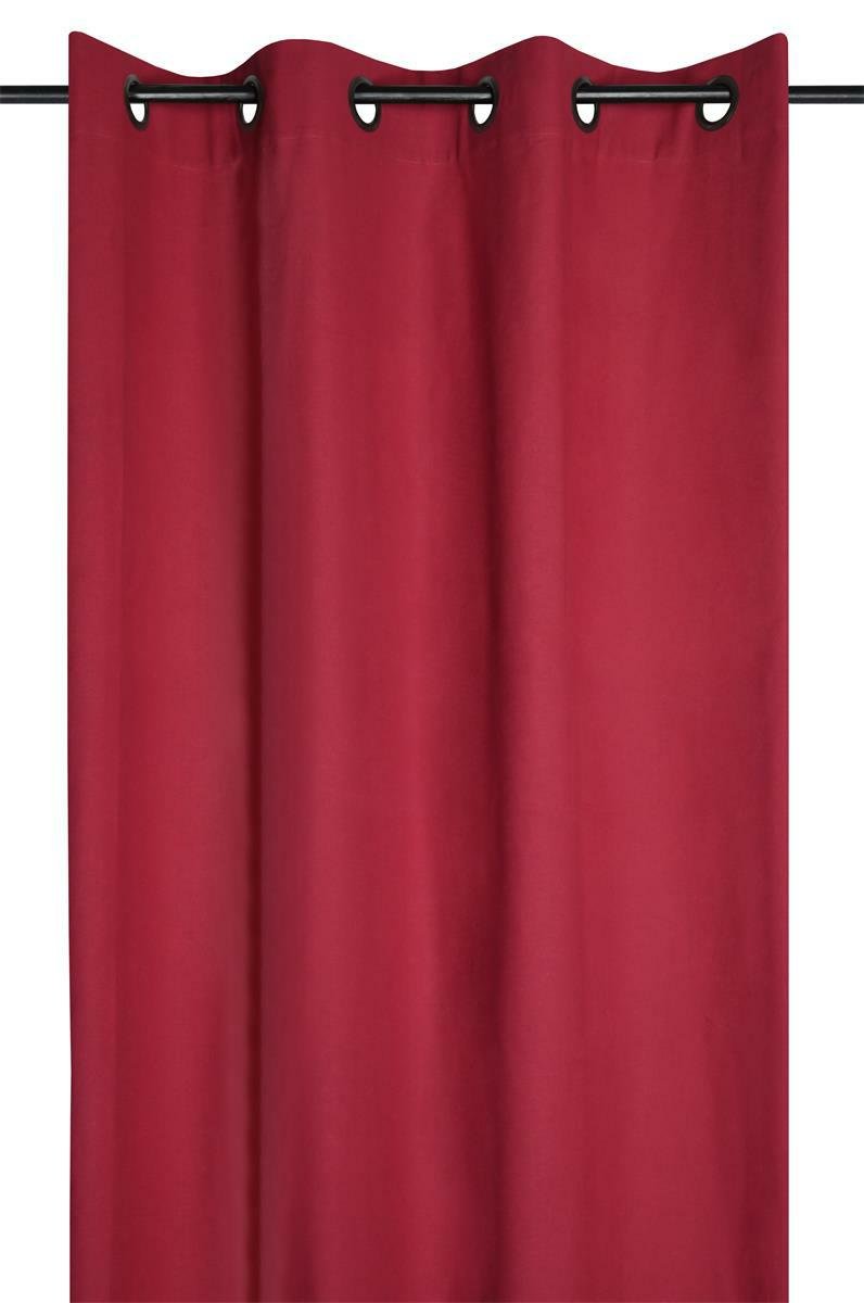 Zasłona DUO 135x240 Czerwona Bawełna Elegance