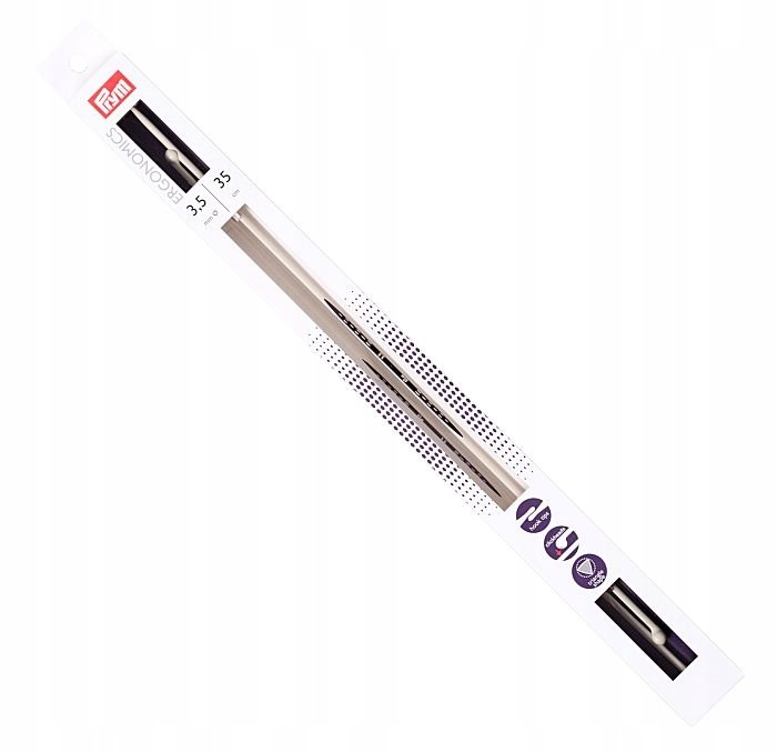 druty proste PRYM ERGONOMICS 3.5 35cm 190353 ,