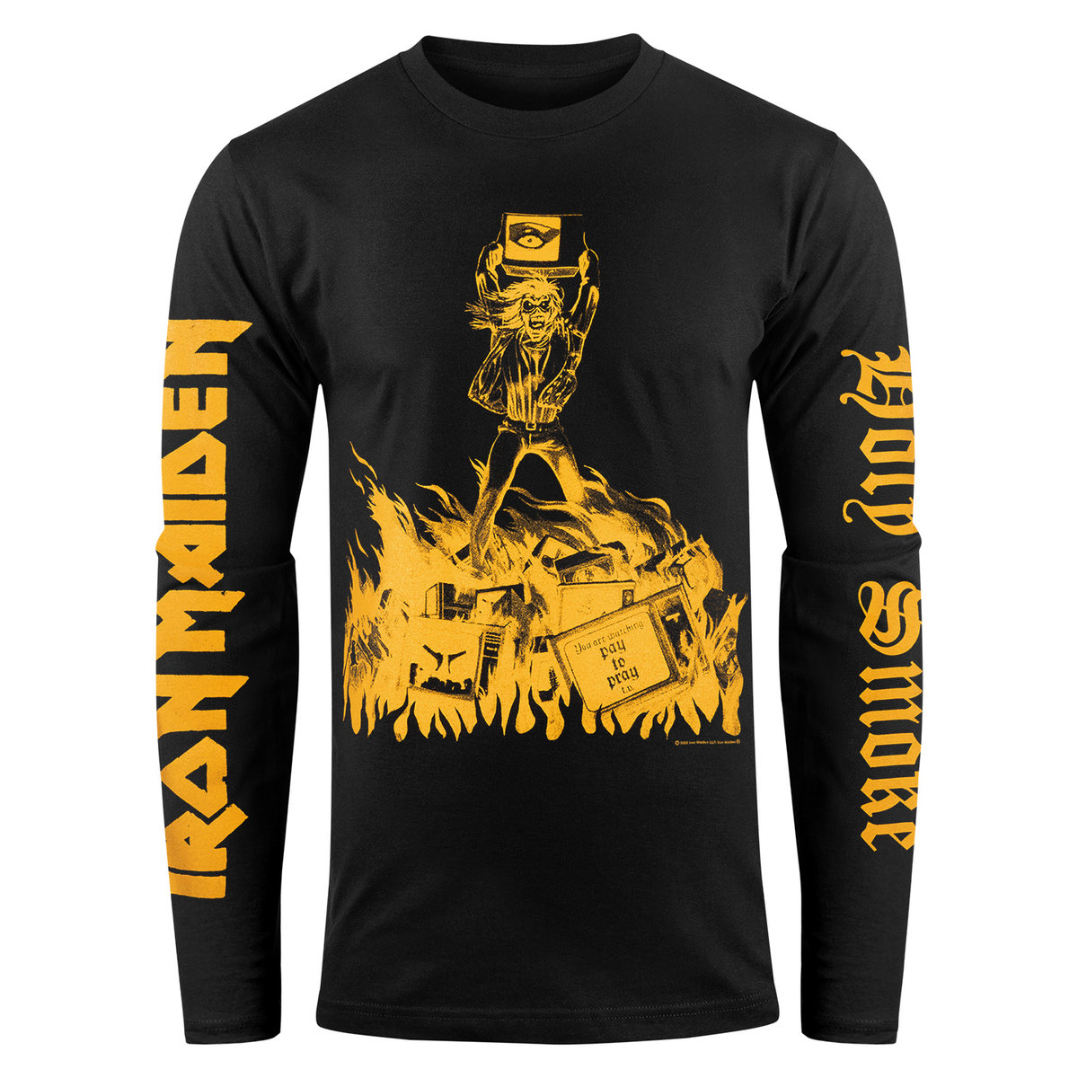 longsleeve IRON MAIDEN - HOLY SMOKE-XL