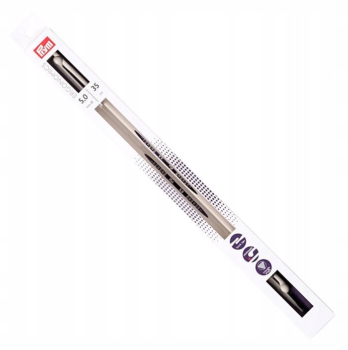 druty proste PRYM ERGONOMICS 5 35cm 190356 ,