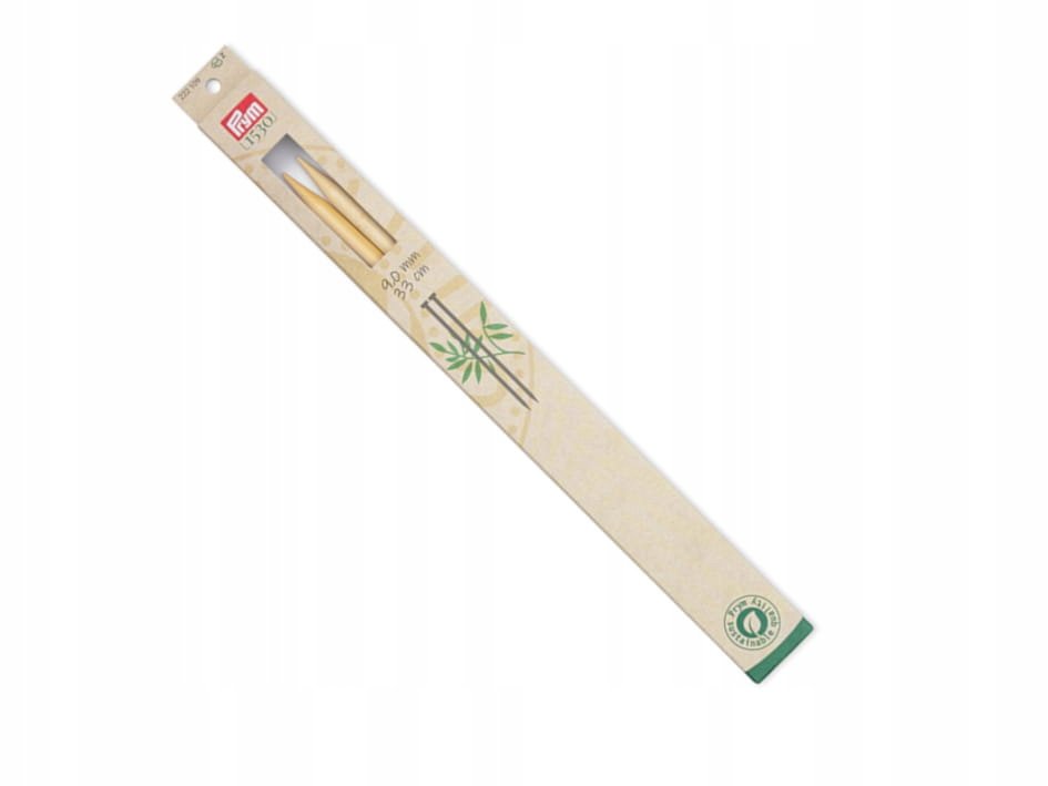 Druty proste bambusowe Prym 9.0 33cm 222109