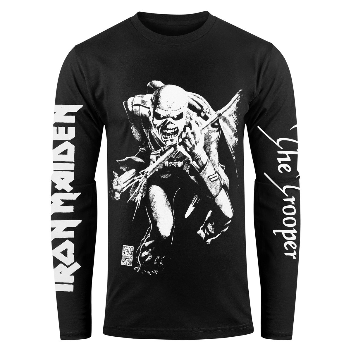 longsleeve IRON MAIDEN - 50 TROOPER ISOLATED-L
