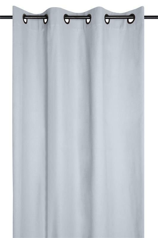 Zasłona DUO 135x240 Srebrna Bawełna Półzaciemniająca