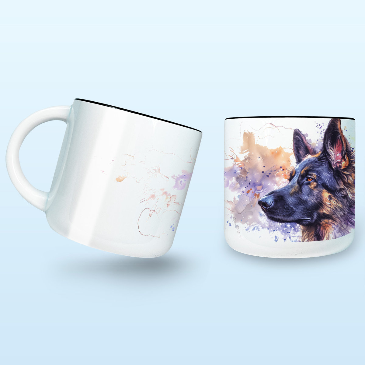 Kubek z Psem Owczarek Niemiecki