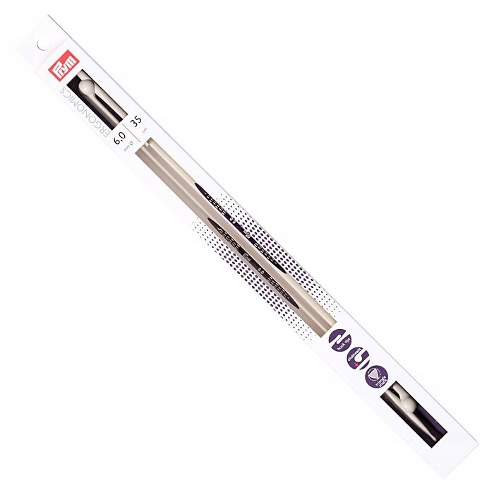 druty proste PRYM ERGONOMICS 6 35cm 190358 .