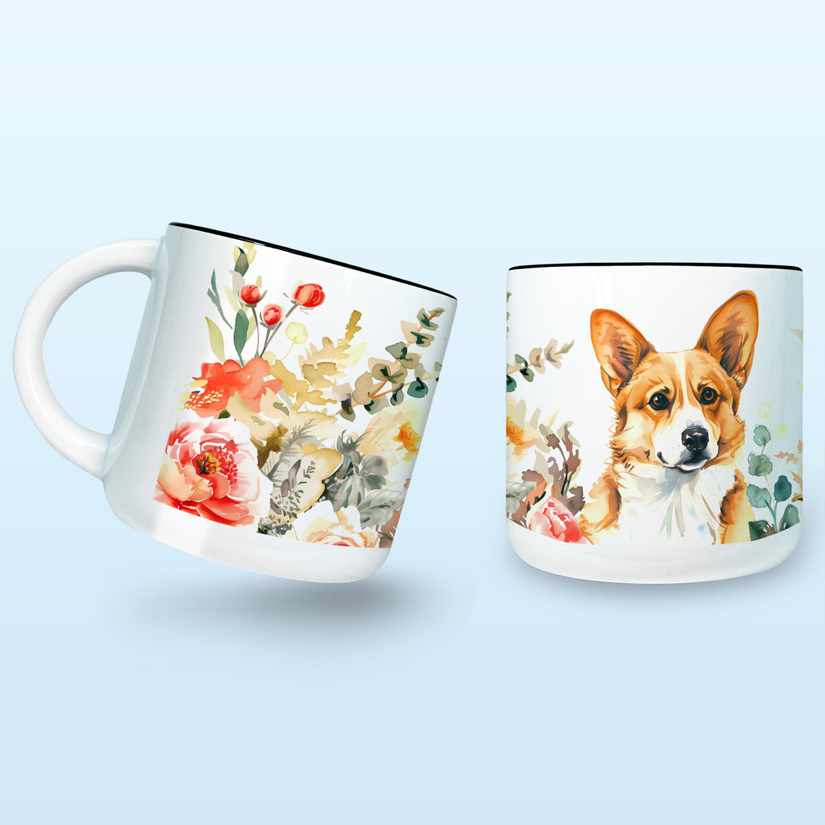 Kubek z Psem Corgi
