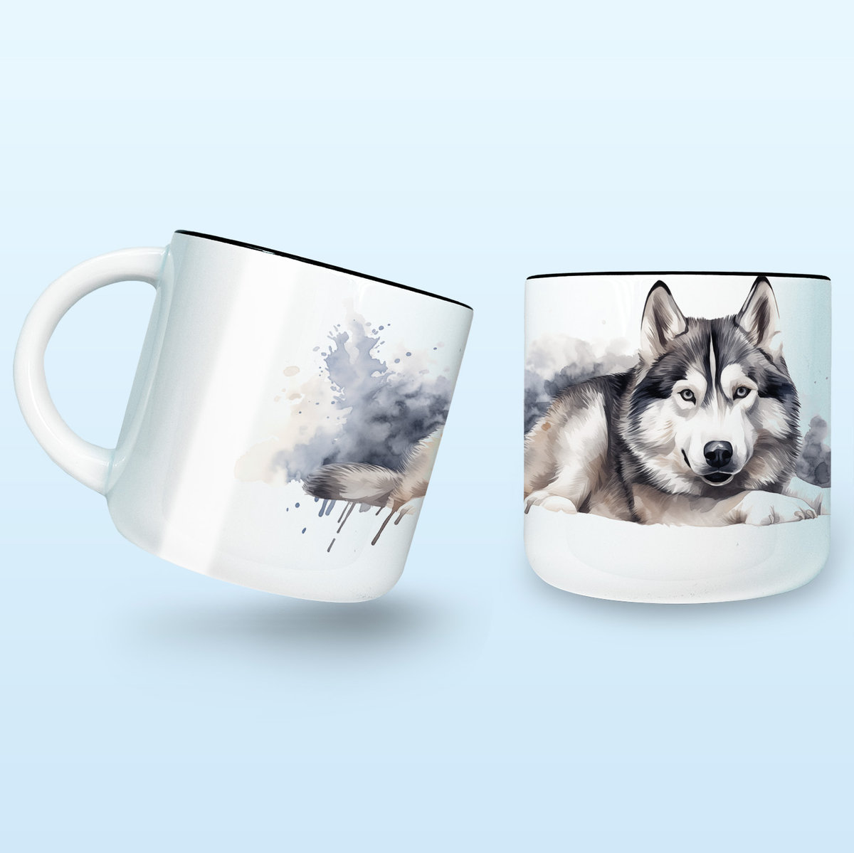 Kubek z Psem Husky