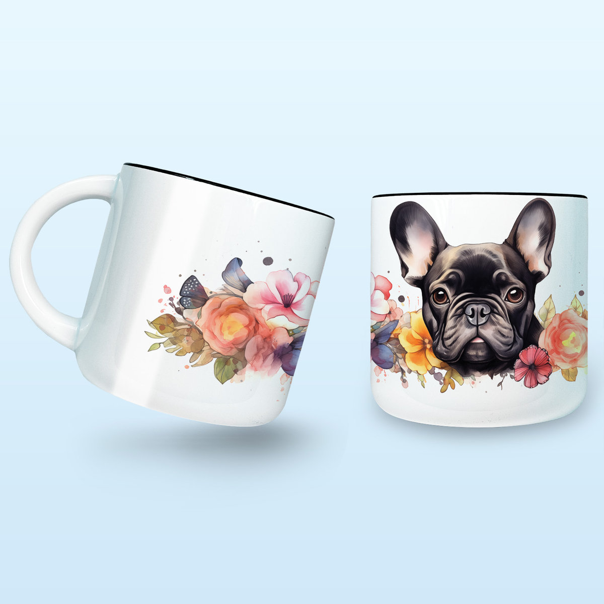 Kubek z Psem Buldog Francuski