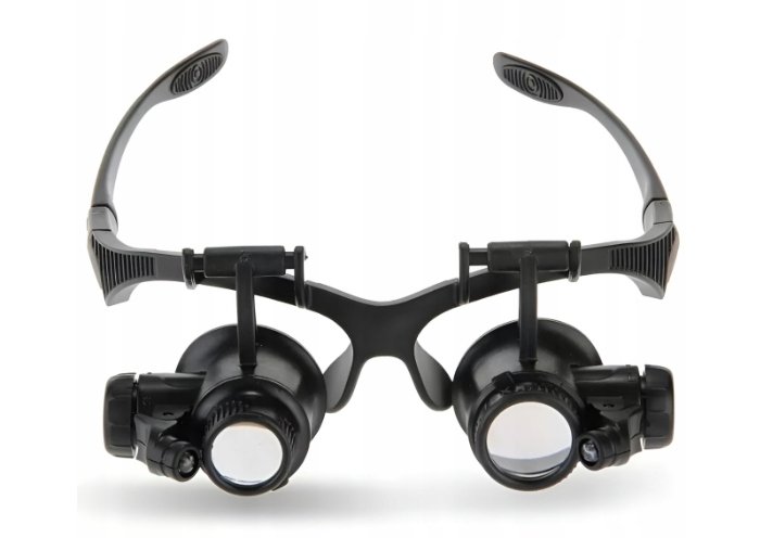 Okulary Zegarmistrzowskie Serwisowe Lupa Powiększające 20X