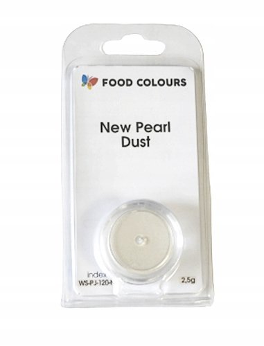 BARWNIK W PROSZKU SPOŻYWCZY DO DEKORACJI PERŁA PERŁOWY BIAŁY