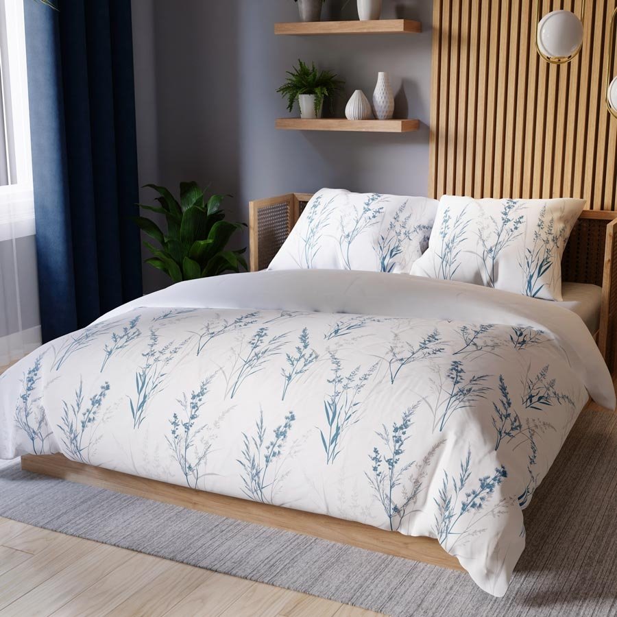 SELA Komplet pościeli z bawełny satynowej 220x200cm