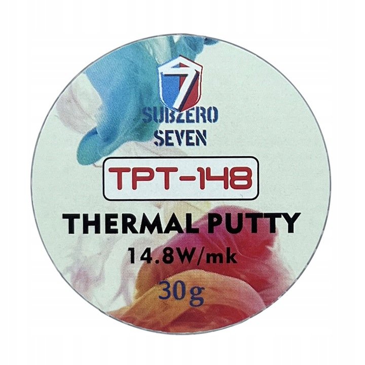 Płynny termopad 30g SUBZERO SEVEN TPT-148 14.8 W/mk do VRM VRAMPłynny termopad 30g SUBZERO SEVEN TPT-148 14.8 W/mk do VRM VRAM Płynny termopad 30g S..