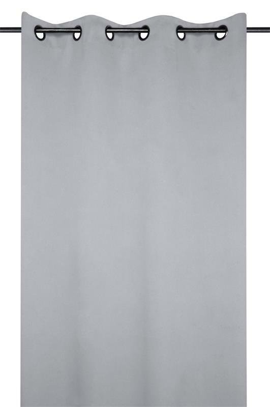 Zasłona NOTTE 135x250 Szara Nowoczesna Zaciemniająca