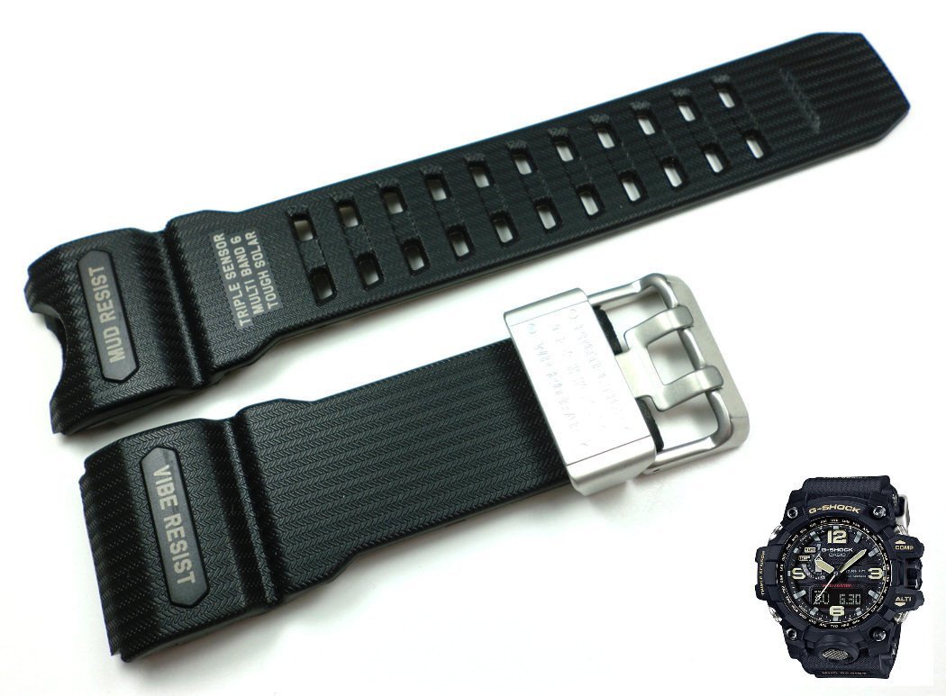Pasek do zegarka Casio GWG-1000 -1AE Czarny Matowy