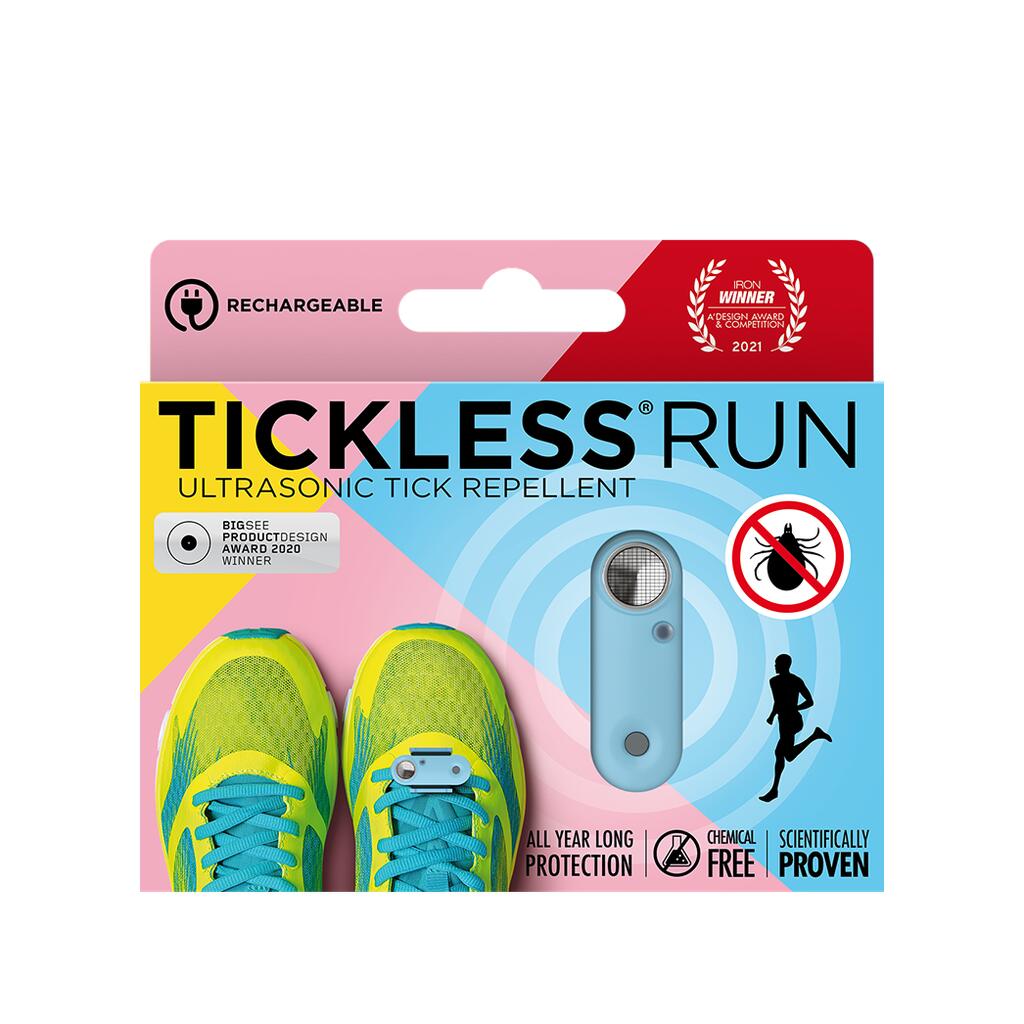 Tickless Odstraszacz kleszczy Run UV BLUE. Odstraszacz na kleszcze dla biegaczy.