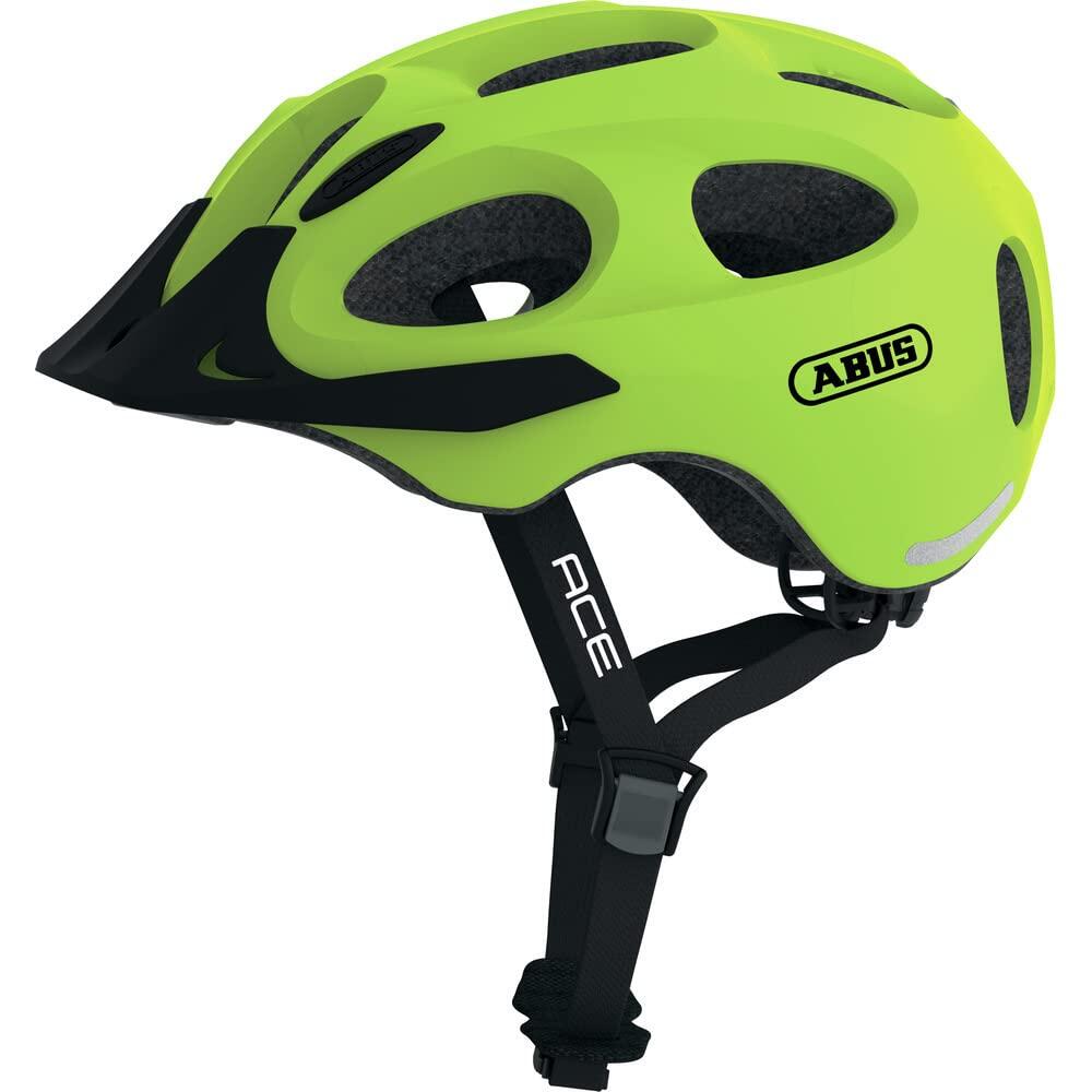 ABUS Youn-I Ace Kask rowerowy, żółty M | 52-57cm 2022 Kaski miejskie i trekkingowe