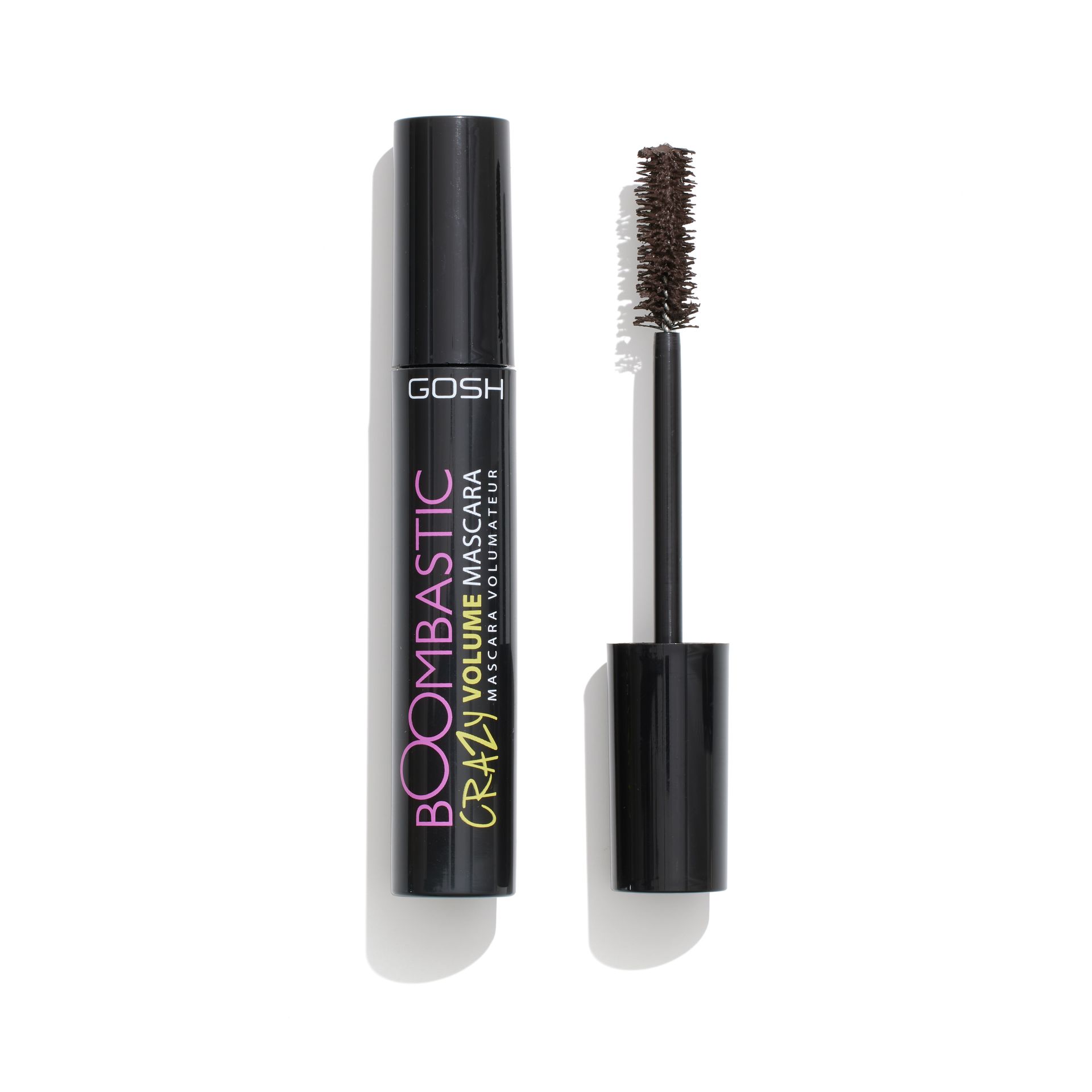 GOSH Boombastic Crazy Volume Tusz do Rzęs Wydłużająco-Pogrubiający 005 Chocolate Brown