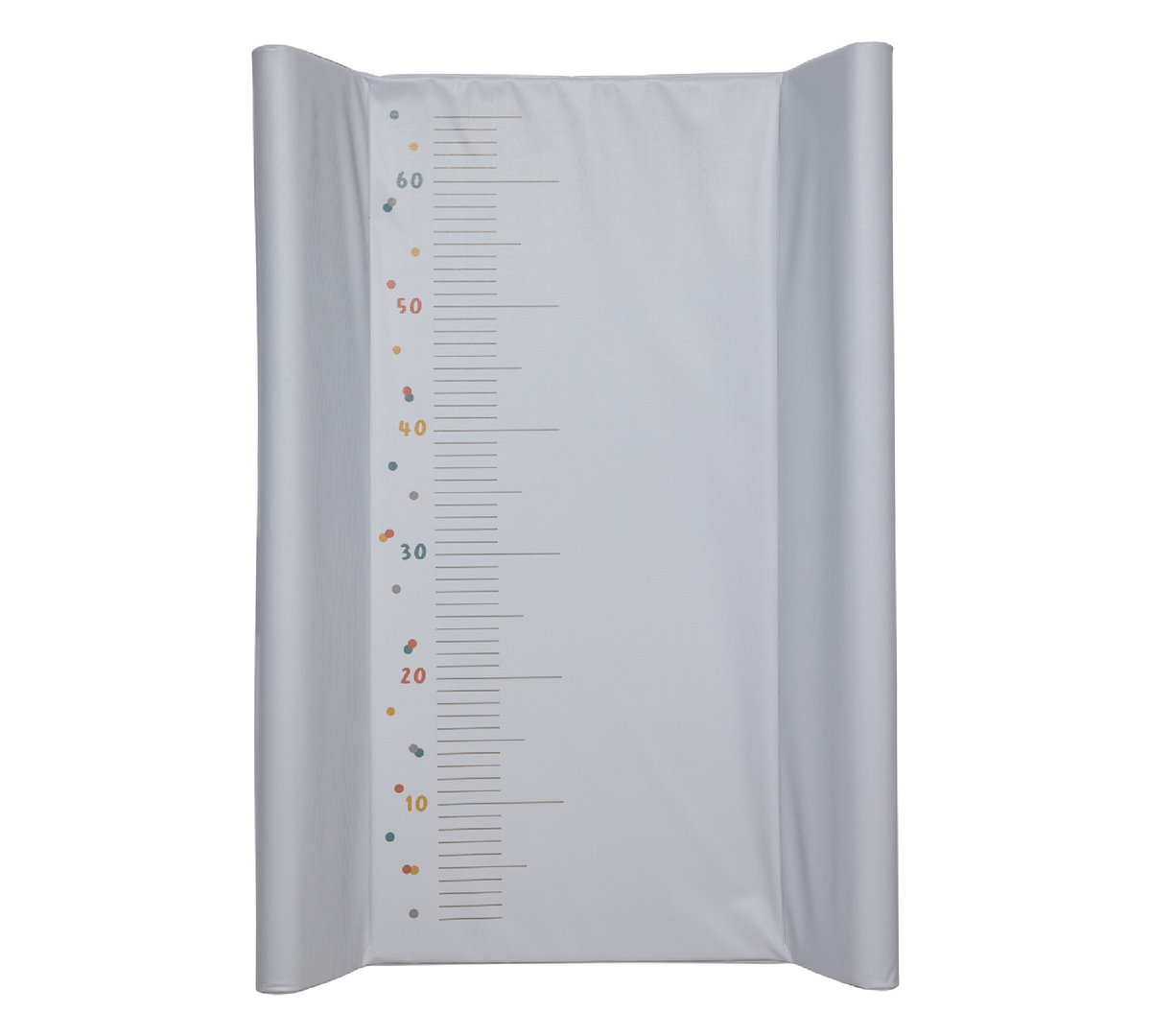 BABYCALIN - Ultralekka mata do przewijania w kropki 50 x 70 cm Ultralekka - 100% PVC - Szara