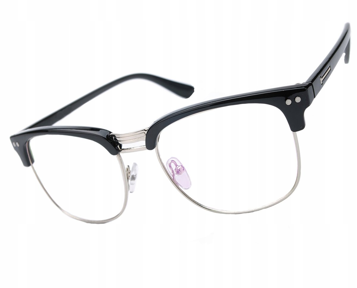 Okulary do Czytania z filtrem światła niebieskiego Retro +2.00