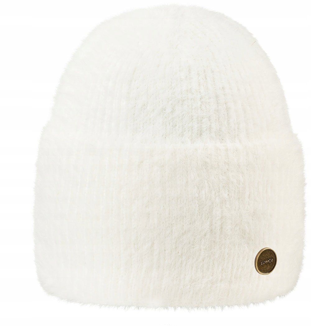 Zimowa Czapka Damska Dziana Ciepła Miękka Woolk Rosa