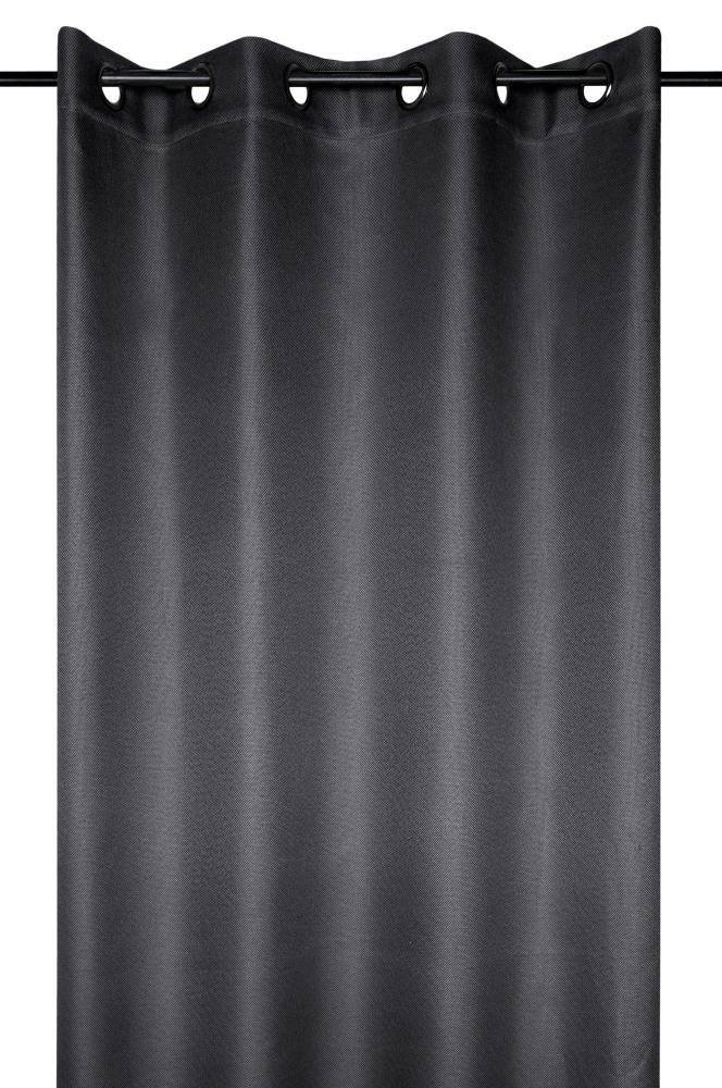 Zasłona COPENHAGUE Antracyt 140x260cm Nowoczesna