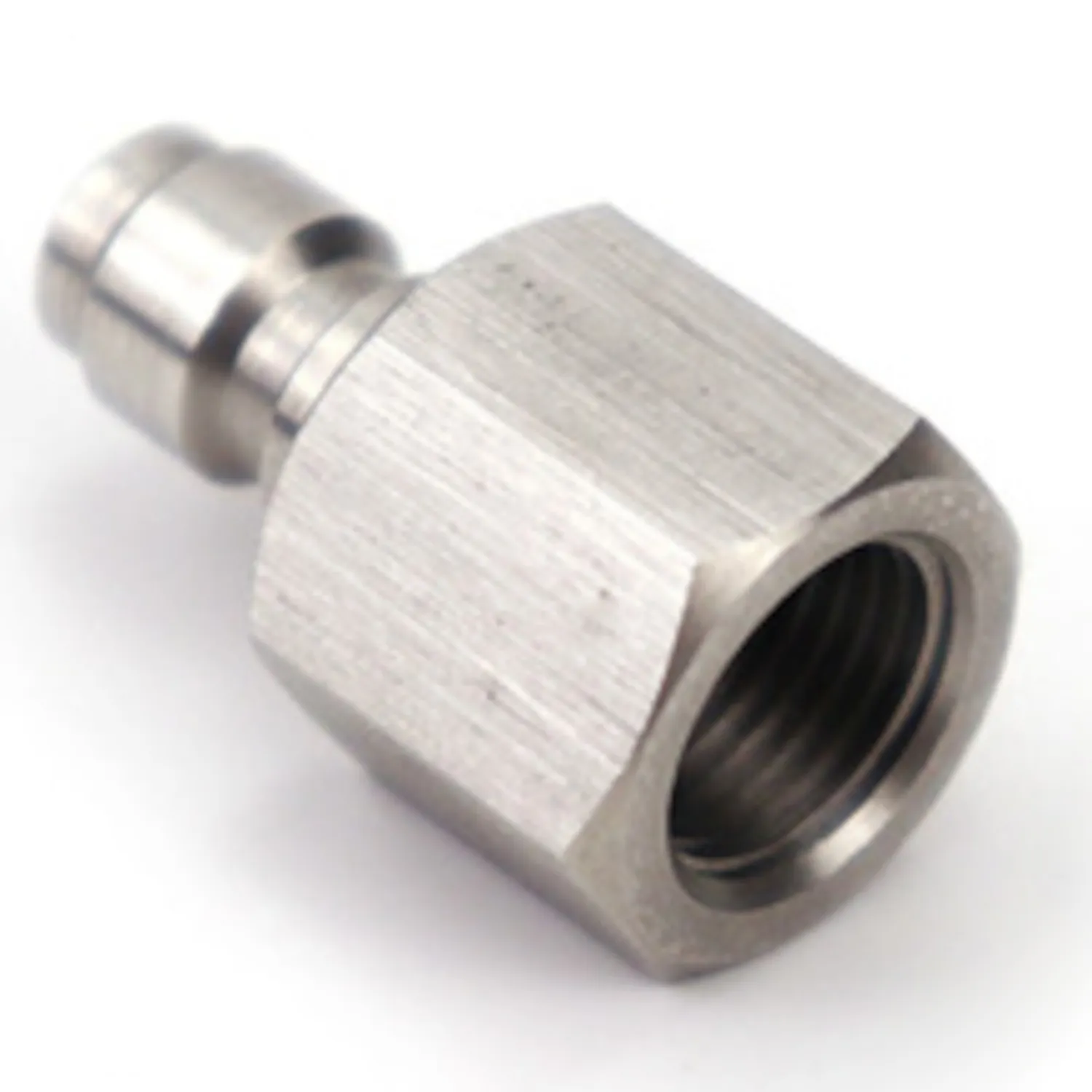 SAXO Szybkozłączka męska PCP 8mm - 1/8npt Wewnętrzna Ze Stali Nierdzewnej