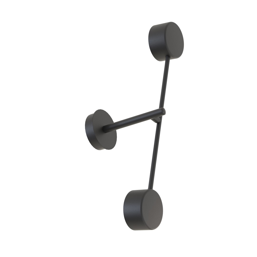 Prosty kinkiet ścienny na 2 żarówki GX53 1444/K2 z serii NATSU K2 BL