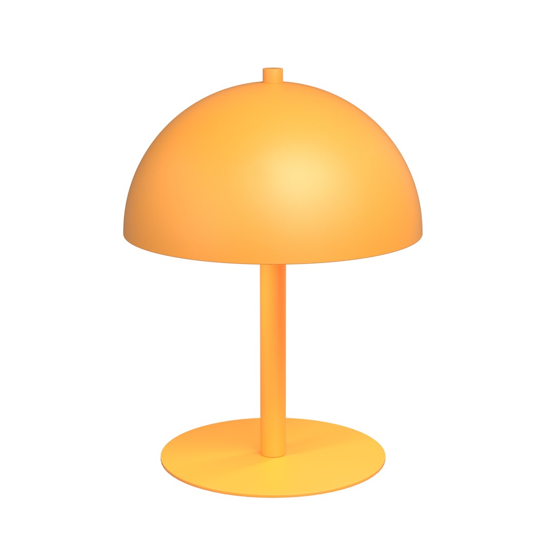 Lampka nocna do sypialni, pomarańczowa 1458/LN2 z serii MOGU LN2 OR