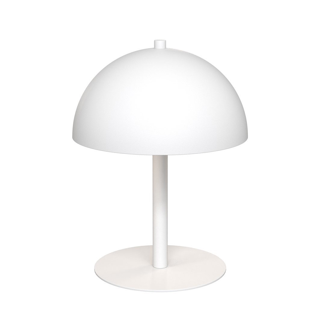 Biała lampka stołowa, minimalistyczna 1459/LN2 z serii MOGU LN2 WH