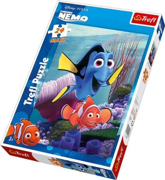 Trefl, puzzle, Disney, Maxi, Gdzie jest Nemo, Nemo i przyjaciele, 24 el.