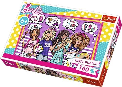 Trefl, puzzle, Barbie, Bądź marzycielką, 160 el.