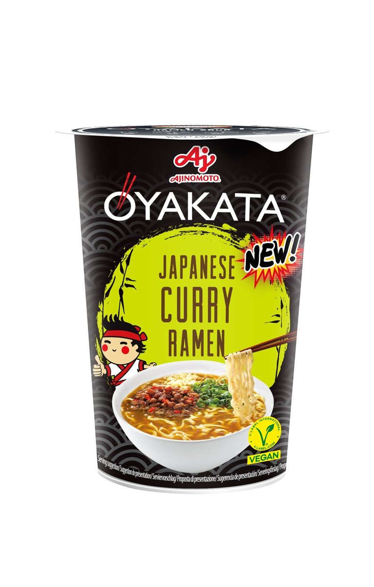 Oyakata Zupa Japońskia JAPANES CURRY RAMEN kubek 62,5g vegan