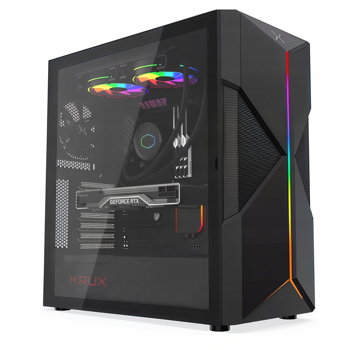 KOMPUTER GAMINGOWY DO GIER CARBON X9|Intel i7-12700KF|RTX4060 Ti 8GB|32GB