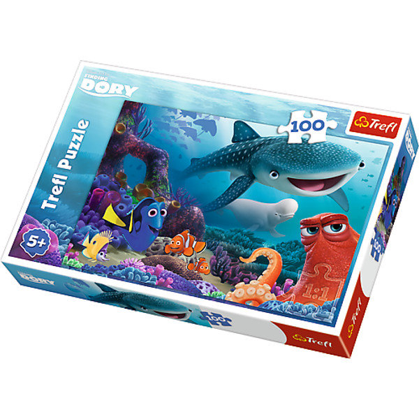 Trefl, puzzle, Gdzie jest Dory, 100 el.