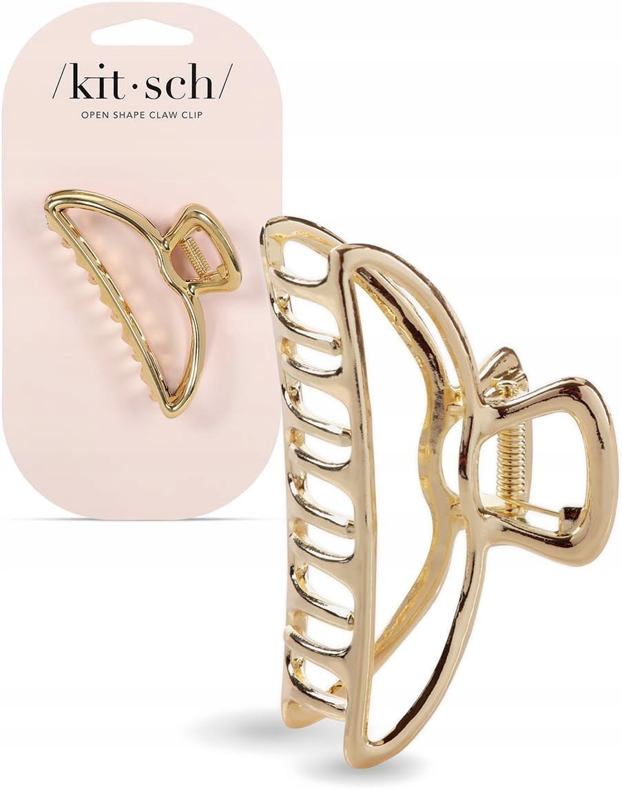 Elegancki Złoty Klips do Włosów dla Grubych Pasemek - Must Have!
