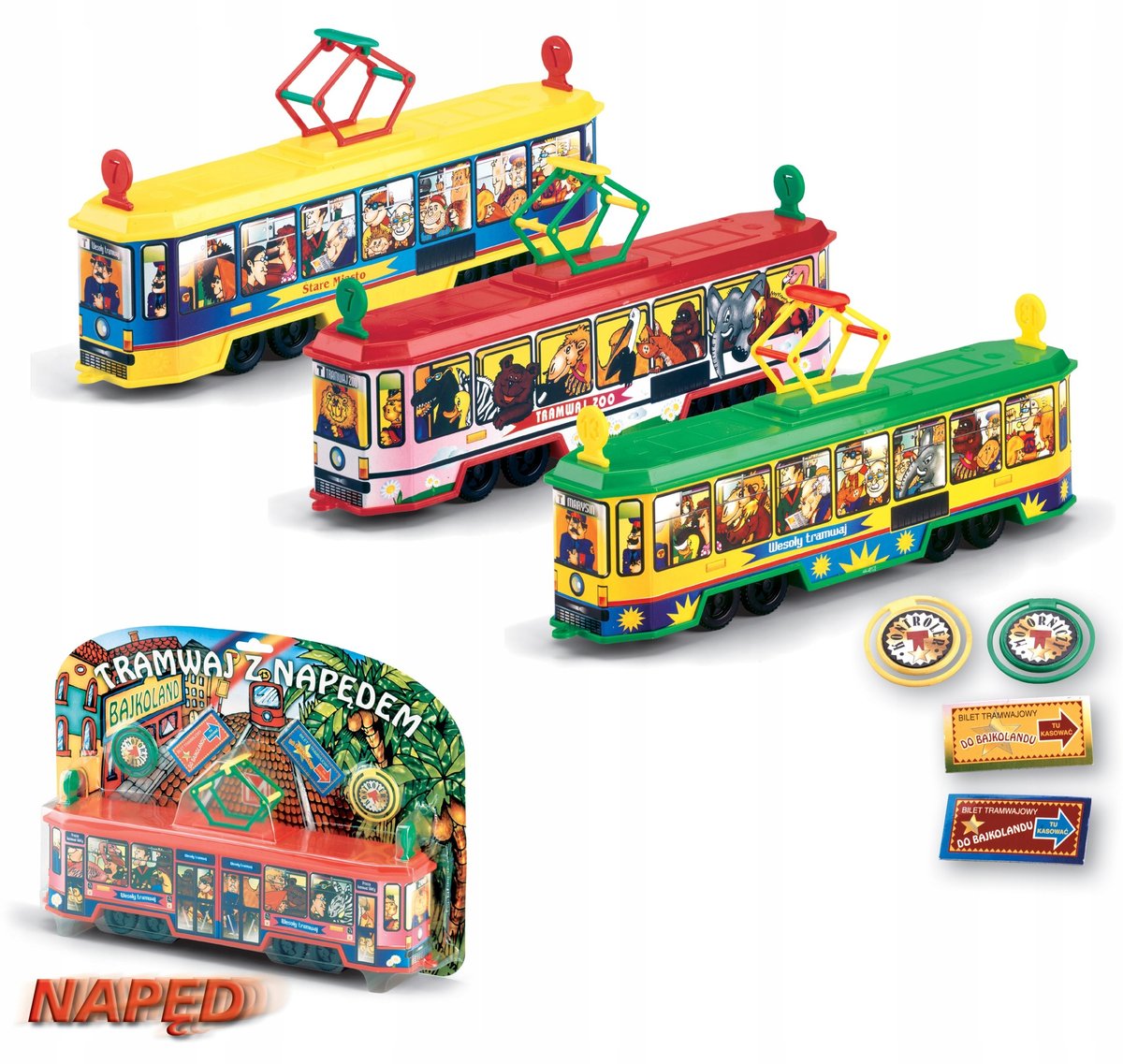 tramwaj z napędem na blistrze 34cm M40