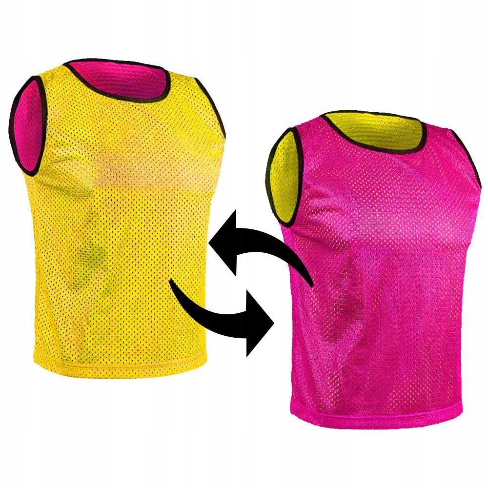 Dwustronna Koszulka Sportowa Znacznik Zawody Mecze SPORTSBIBS S