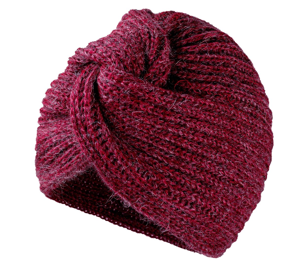 TURBAN CZAPKA BOHO WEŁNIANA CIEPŁA WOOLK SALMA