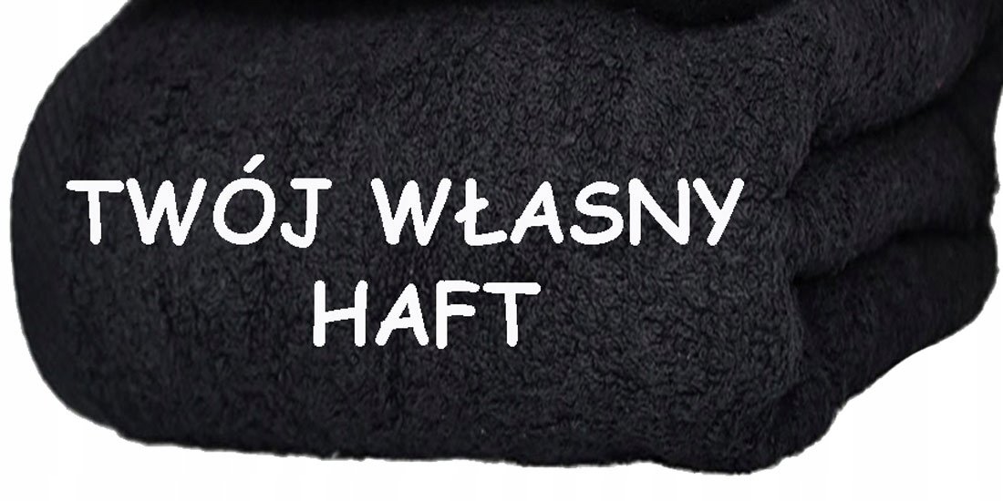RĘCZNIK FROTTE KĄPIELOWY PLAŻOWY 50x100 TWÓJ WŁASNY HAFT IMIE WF SIŁOWNIA