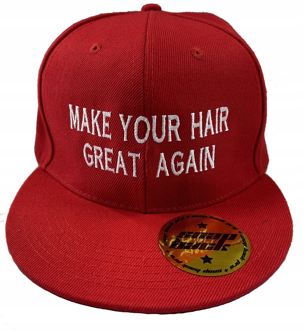 CZAPKA PROSTY DASZEK HAFT MAKE YOUR HAIR GREAT AGAIN