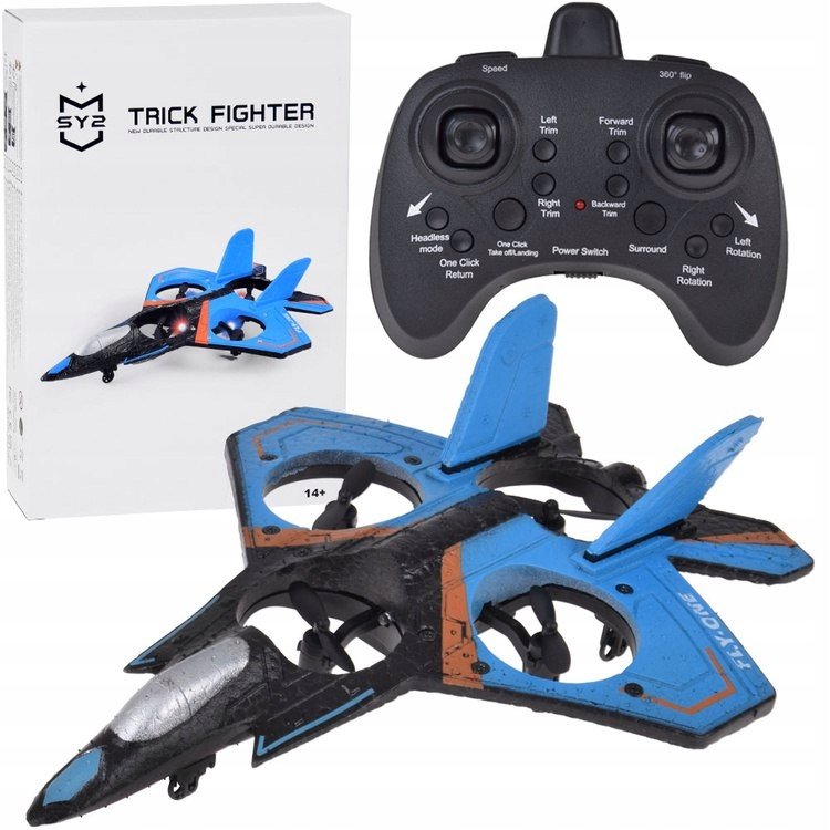 Zdalnie sterowany dron Quadcopter - pojazd latający + kolorowe diody RC0701