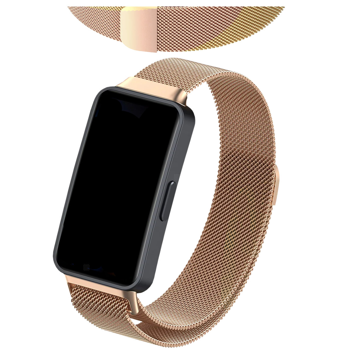 Pasek do Huawei Band 8 / 9 / 10 opaska do zegarka smartwatch mocna różowozłota