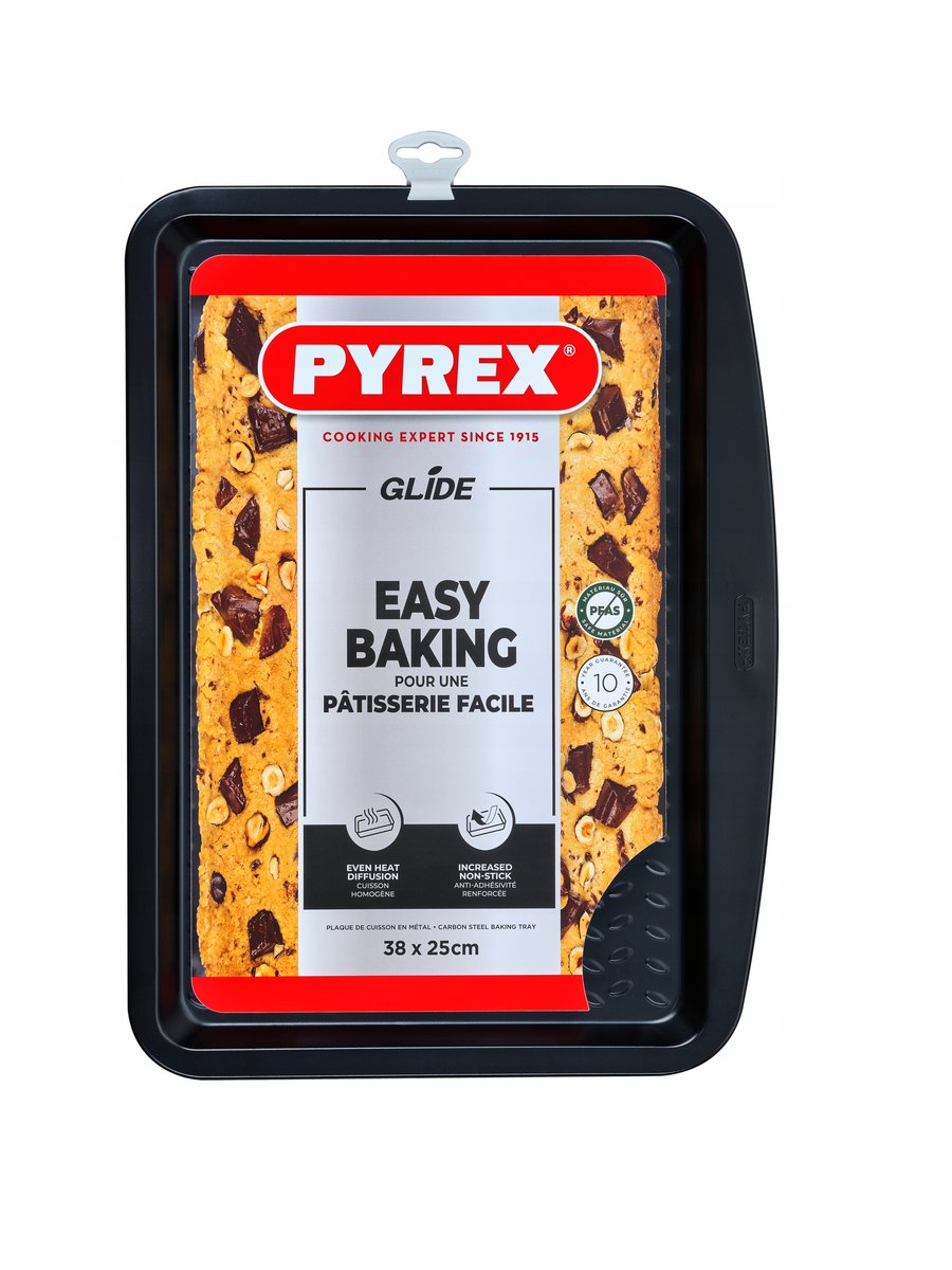 Blacha forma do pieczenia PYREX prostokątna GLIDE 38x25 (41x30 cm zew)