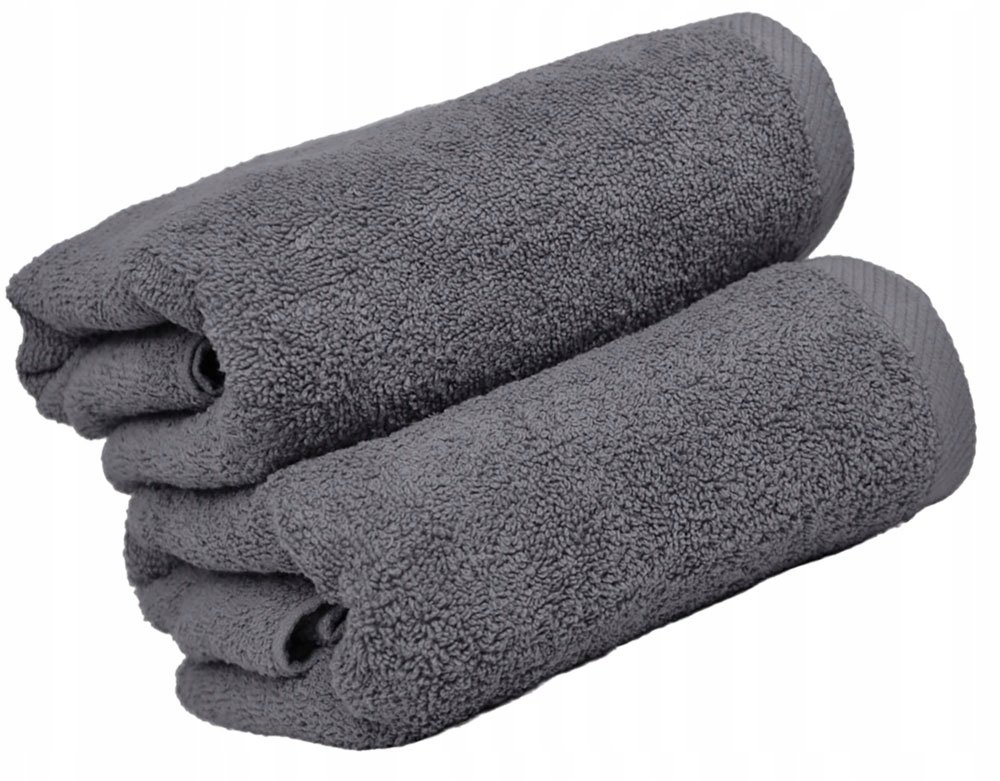 RĘCZNIK FROTTE KĄPIELOWY 50x100 PUSZYSTY MIĘKKI ZAWIESZKA 500g Szary
