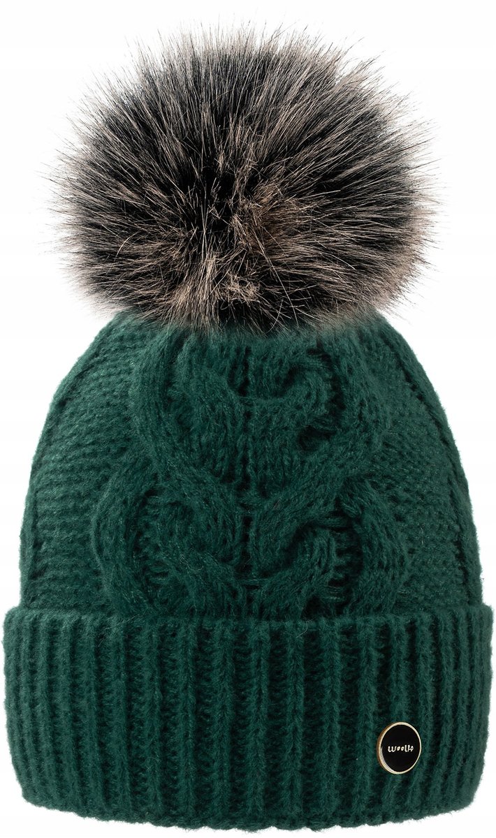 Zimowa Czapka Damska Dziana Polar Ciepła Woolk Alice