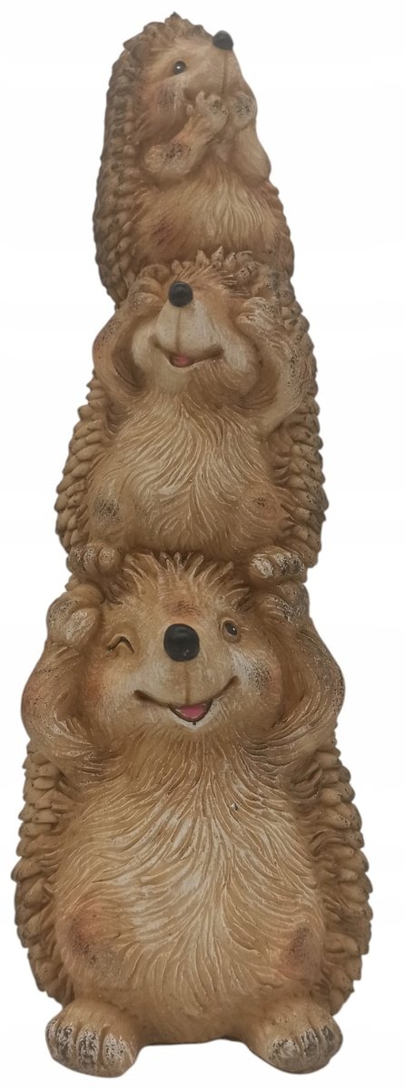 FIGURKA OGRODOWA JEŻ JEŻYK RZEŹBA DO OGRODU NA TARAS BALKON 30 cm