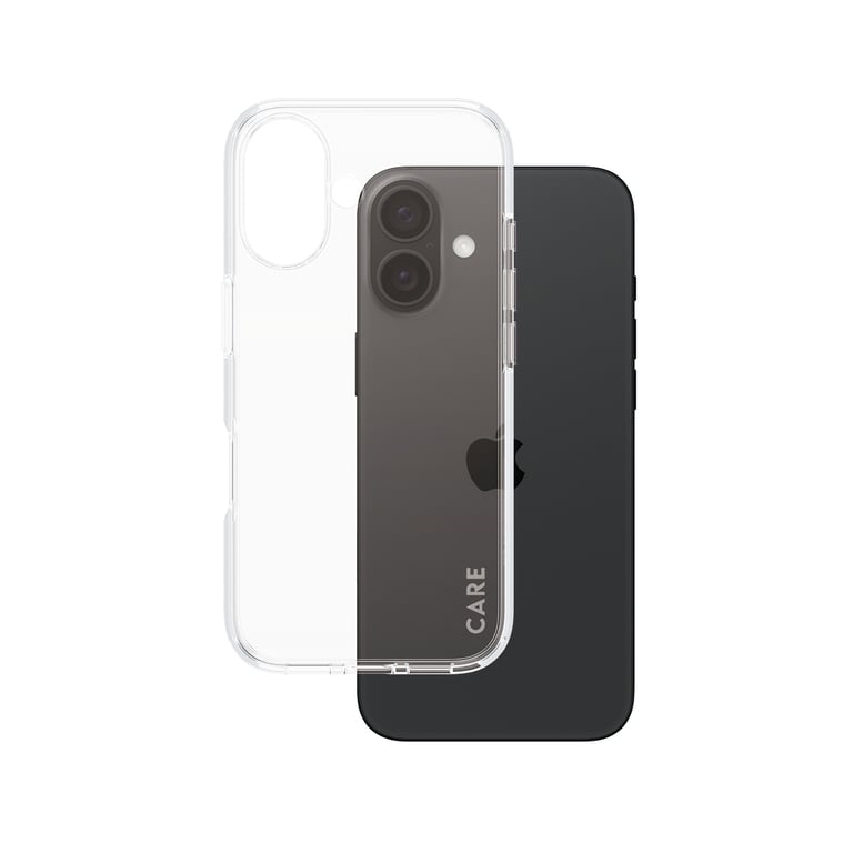 PanzerGlass CARE by Flagship Case Transparent Urban Combat w. Clear Frame iPhone 16 pokrowiec na telefon komórkowy Przezroczysty